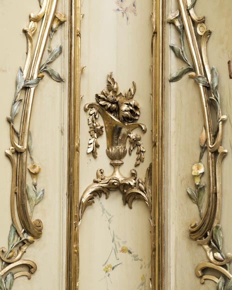 Panelled room with fine chinoiserie decoration from the Villa Les Cèdres,  King Leopold II’s residence  in Saint-Jean-Cap-Ferrat, Côte d’Azur_cn